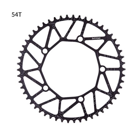 Litepro 130BCD Cykel CNC Legering Single Disc Gear Round Plate Vevsats 50/52/54/56/58T Vikbar Cykel Kedjehjul Vev Kedjering
