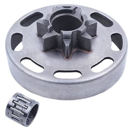 Adefol 0,325" Pitch 7 Tands Clutch Trommel Tannhjul Kompatibel Med Husqvarna 435 435E 440 440E Motorsag Utstyrsdeler Med Lager