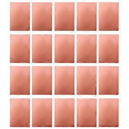 24 stk. kobberkledd enkeltsidig laminat PCB DIY krets prototypekort