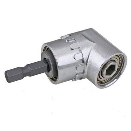 #1/4" 105° Borreattachmentsadapter Elektrisk Drill Rett Vinkelbøyer Hex Skaft Rett Vinkel Skrutrekker Forlengelse Rett Vinkel Drill#