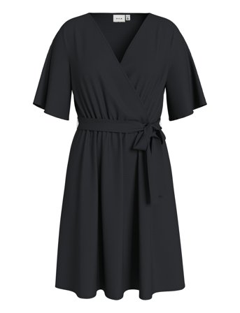 Vila Vijosa 2/4 Wrap Dress - Black - 34