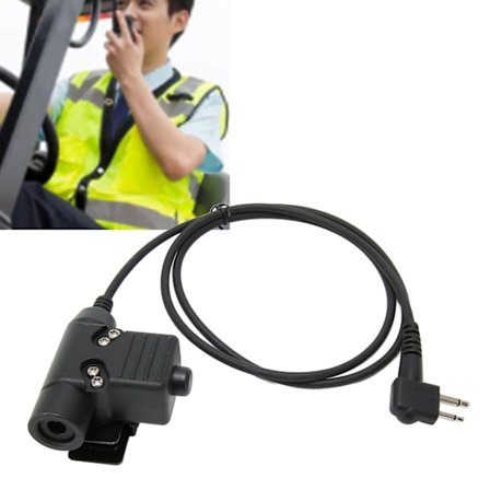 Mikrofon PTT-adapter PU Walkie Talkie-kontakt Passar för GP88 GP300 GP3688 DEP450 EP450