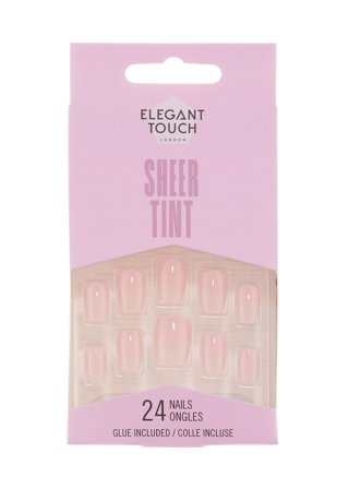 Elegant Touch Kunstige Negle Sheer Tint Ballerina Pink, Makeup, Kunstige Negle Og Tilbehør, Kunstige Negle