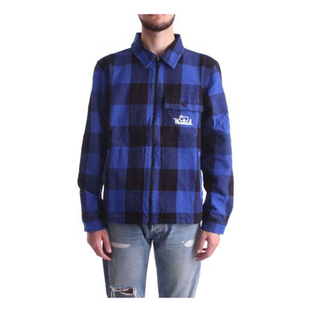 Woolrich, Casual Shirts Niebieski, Mężczyzna, Rozmiar: XL