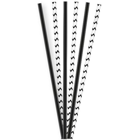 Musta & Valkoinen Pillit 50-pack