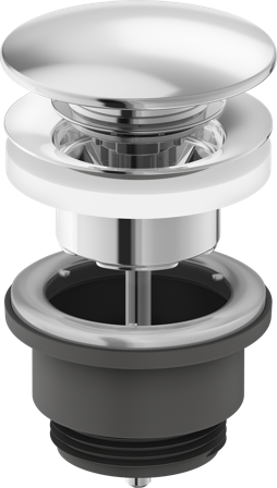 FM Mattsson S600108 Bottenventil Ø63 mm, krom, Badrum