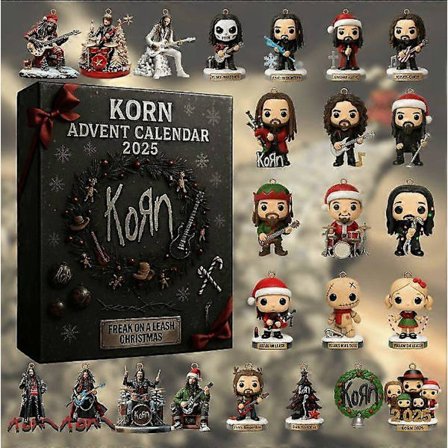 Julekalender 2025 - Nedtellingskalender med 24 dager Korn band blindboks Akrylpynt, Gjenbrukbar juletre dekor blindboks f (FMY)