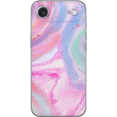 Yhteensopiva Puhelinkuori Apple Apple iPhone 17 Air Abstrakti pastellin värinen marmoritaide, jossa on nestemäinen akryyli vaikutus pinkissä, sinis