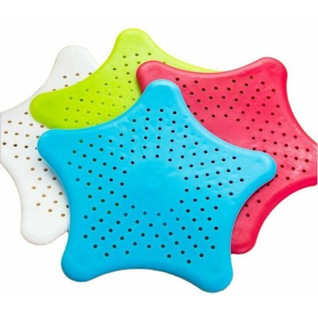 5 st silikonhår catcher duschskydd diskbänksfilter för kök