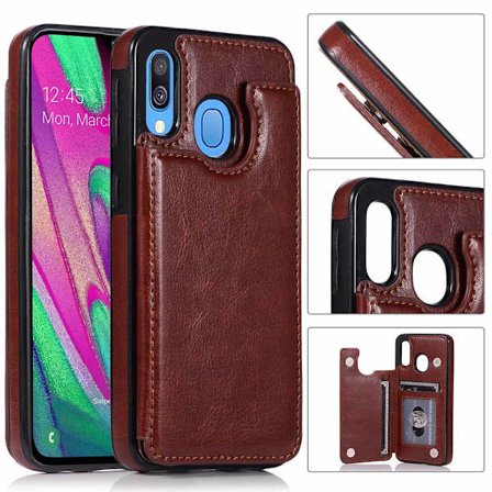 Samsung Galaxy A40 - Professionellt Skal med Kortfack