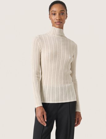 Soaked in Luxury Sllaisa Pullover - Cream - XS