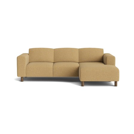 Toledo chaiselong sofa, højrevendt - Puente Gul - 238x152x78 - Sofa, chaiselong