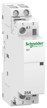 Schneider Electric A9C20732 Kontaktor ICT, 25A 2-pol, 240V 2SL, Elfordeling & strømforsyning