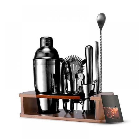 Cocktail Shaker Set Bartender Kit Med Stativ
