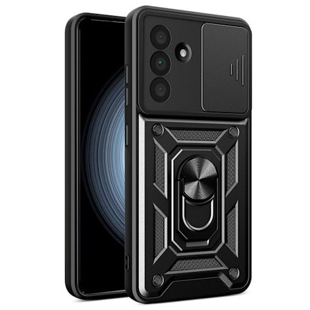 Samsung Galaxy A36 5G Case with Stand - Black