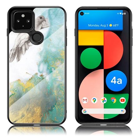 Fantasy marmor Google Pixel 4a 5G cover - flyvende due marmor