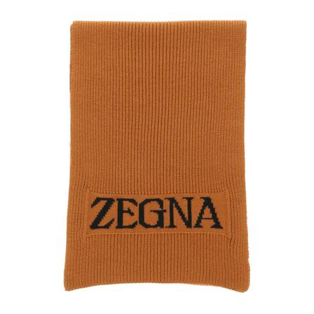 Z Zegna, Winter Scarves Bruin, Heren, Maat:ONE Size