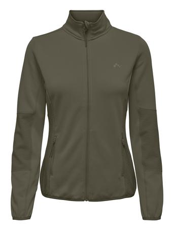 Onpjetta Hn Fz Ls Fleece Jck Noos Khaki Only Play