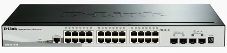 D-LINK DGS 1510-28X - switch - 28 porter - smart - rackmonterbar