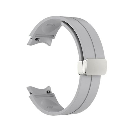 Andningsbart silikonarmband med magnetiskt spänne för Watch 5 Pro