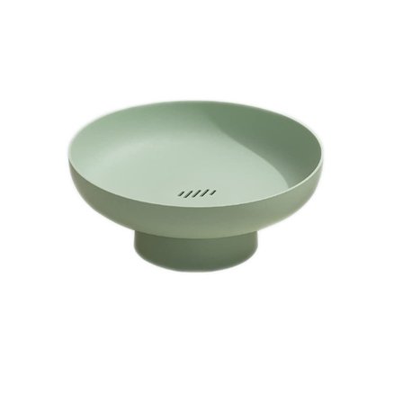 Rund Fruktskål, Plast Fruktfat 26CM Grönsaksförvaringskorg Dekorativ Liten Fruktskål Köksbricka, Diskmaskinsäker, BPA-fri