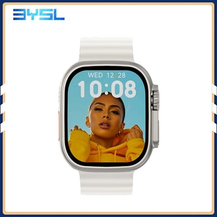 BYSL Ultra Smart Watch Series 8 Svara på samtal 1:1 49mm IP09 Ultra Smartwatch Sport Trådlös laddning Män Kvinnor PK KD99 S8 W69