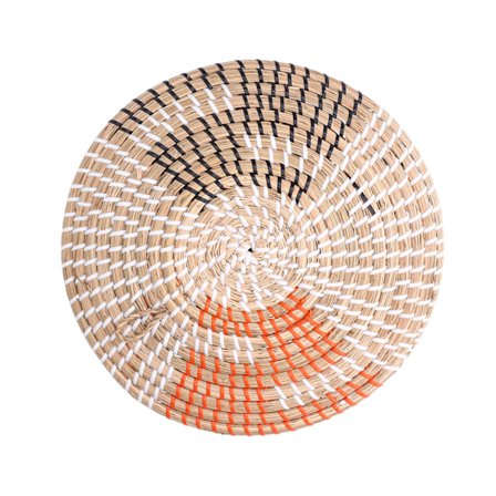 Flettet kurv veggdekor pålitelig holdbar praktisk attraktiv dekorativ DIY lage hjem ornamentikk