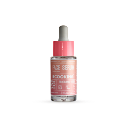 Ecooking Skin Balance Ansigtsserum - Dybdegående Fugtbooster, Mod Urenheder og Rødme, Til Ung eller Sensitiv Hud