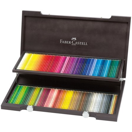 Faber-Castell Polychromos 120-set Wood case