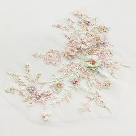 3D Lace Flowers -häämekon koristelu 5 5