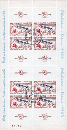 Frankrig 1964 - YT Blok 6 - Stemplet