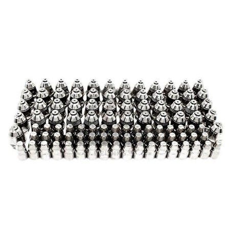 100 stk. P80 Plasmaskærer Brænder Forbrugsvarer Skæring CNC 60A 80A 100A P80 Plasma Brænder Spids Elektrode