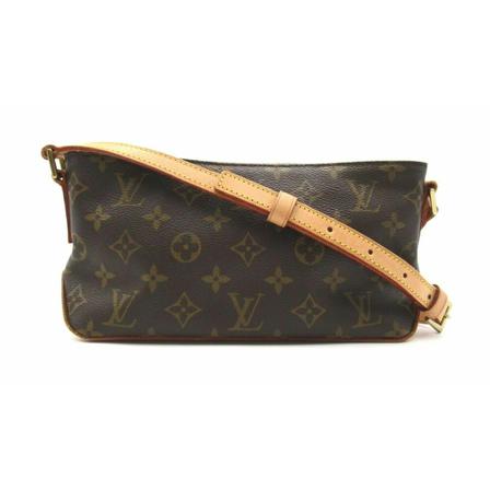 Louis Vuitton Vintage Monogram Trotteur , Bruin , Dames , Maat: ONE Size Vintage Tassen