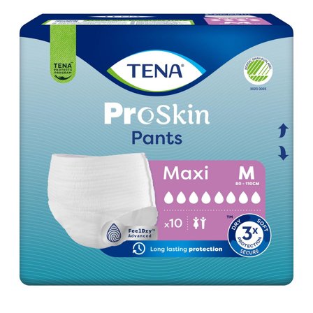 TENA InkoSkydd Pants Maxi M 10/fp - Lyreco - Sjukvård och omsorg - Diagnos och behandling - Inkontinensskydd