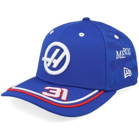 New Era - Motor Blå adjustable Keps - Haas F1 25 Ocon Silverstone 9SEVENTY Blue Adjustable @ Hatstore