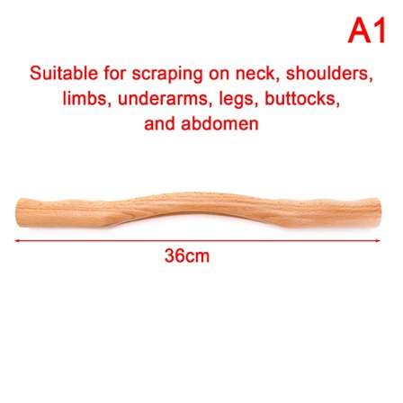 Bambuspinne laget av naturlig tre for massasje gouache bøk tre ryggmassasje for skulder ryggmassasje terapi SPA skjønnhetssalong