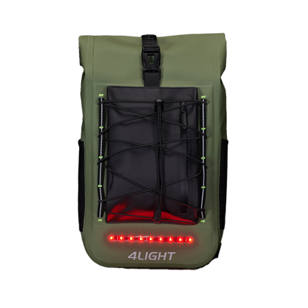 4Light Minilux Ryggsekk LED-belysning, 13 l Grønn, Klær