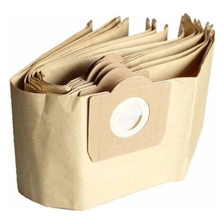 Kärcher WD3 dammsugarpåsar rakt paket med 5