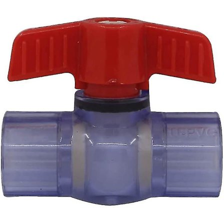 PVC-palloventtiili 40 mm liimaventtiili palloventtiili palloallas (sisähalkaisija 40 mm)