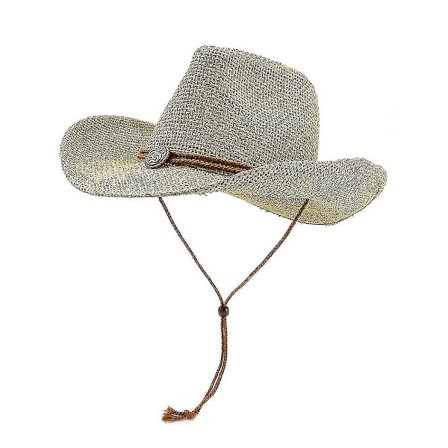 Västerländsk Cowboy Halmhatt Utomhus Strandhatt Solskydd Solvisir Bredbrättad Keps Hattar
