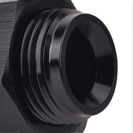 Cell Bulkhead-koppling 6AN till 6AN Rak Bränsleadapter i Aluminium, Bilkomponenter