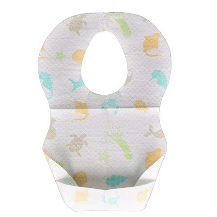 Oopsy Engangs Hagesmæk Multiprint 8 stk., Børn & Forældre, Spisetid, Hagesmække