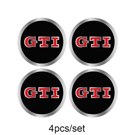 4kpl 56mm Auton Pyörän Keskikupujen Tarrat Alumiininen Tunnus VW GTI Polo Golf Passat Tiguan Arteon Touareg Taigo Caddy Jetta
