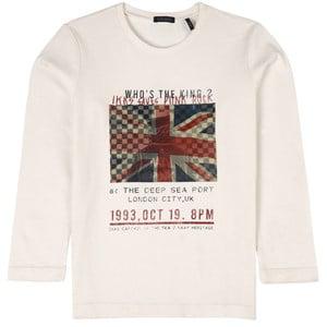 Kids - IKKS White Long Sleeved Graphic T-shirt 12 Years - Tops - 12 years - White