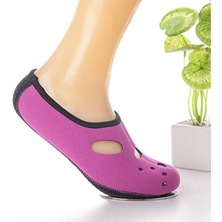 (L) 1 Pari liukumattomia ulkouima-sukkia sukellukseen, uima-altaaseen, Be, ZQKLA