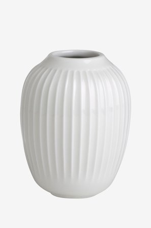 Kähler - Vase Hammershøi, H10,5 - Hvid - Urtepotteskjulere & vaser - Fra Homeroom