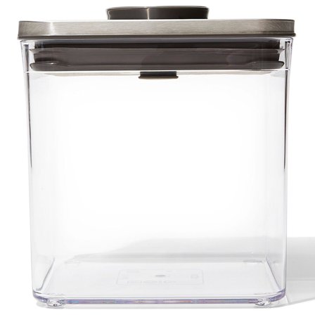 Oxo POP Nelikulmainen Steel Beholder 2,6 litraa