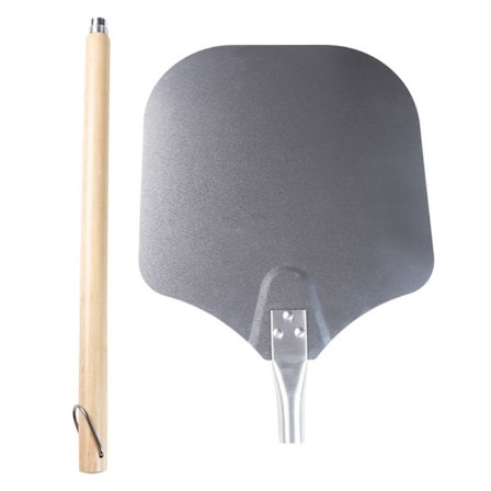 Avtagbar pizzaspade med handtag, aluminiumspade, bakverktyg (90 cm)