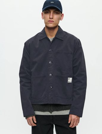 WOOD WOOD Wwstefan Worker Jacket 25184 - Black - S