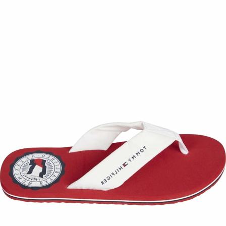 Tommy Hilfiger Flat Sandalen , Wit , Heren , Maat: 44 EU
